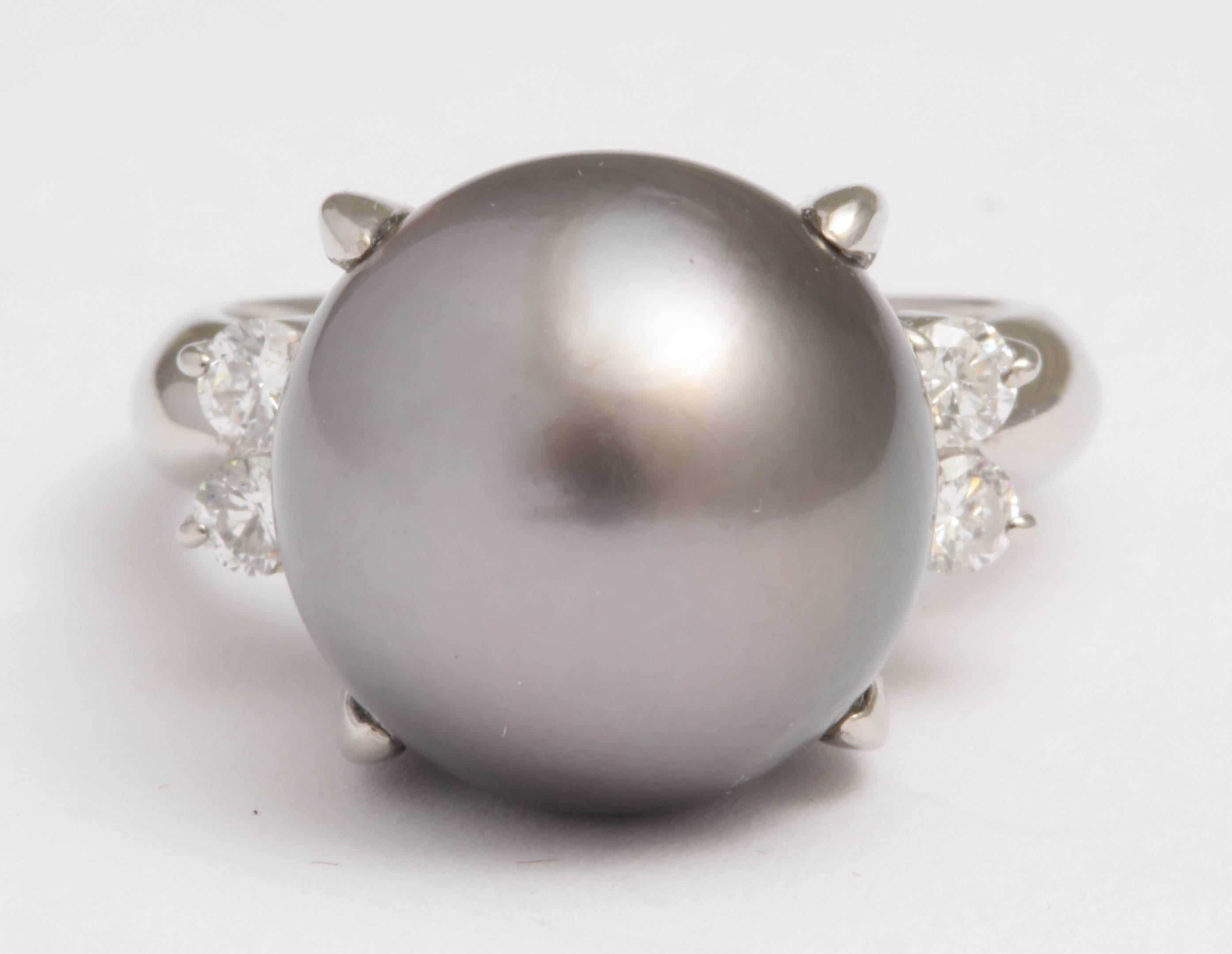 South Sea Pearl Diamond Ring For Sale 1