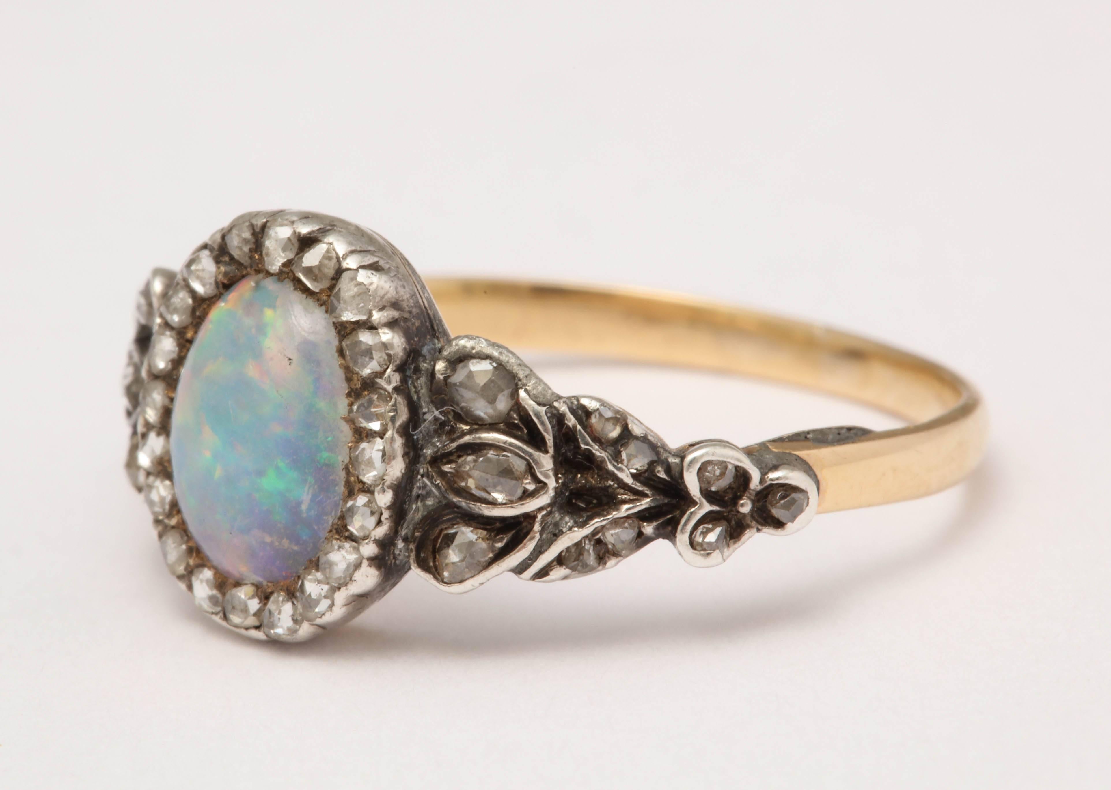 georgian opal ring