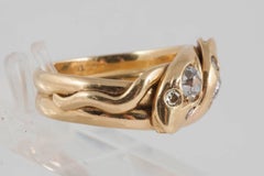 Late Victorian Double Serpent Ring