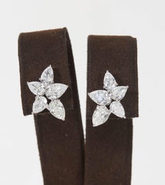 Diamond Cluster Earrings