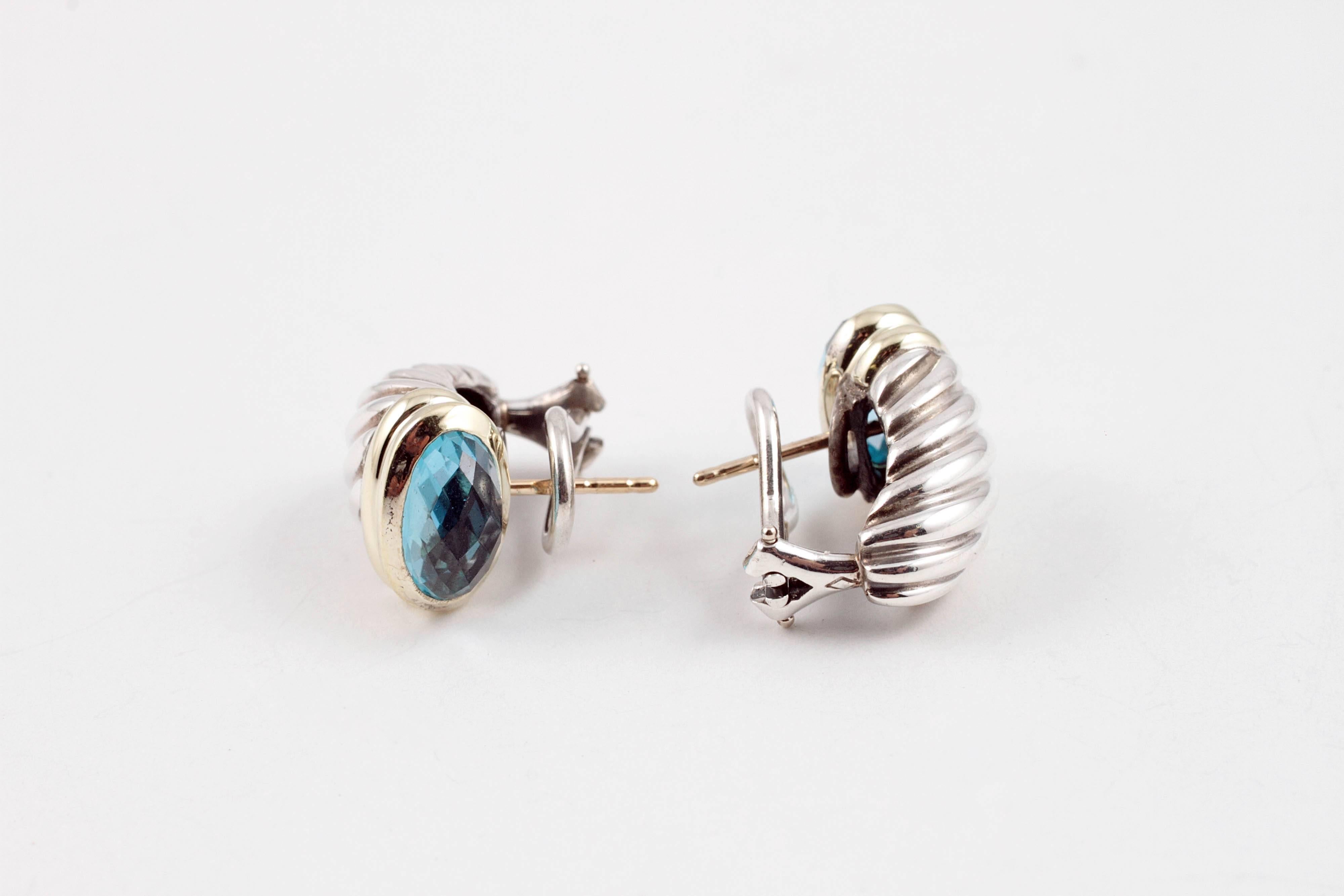 david yurman blue topaz earrings jewelry