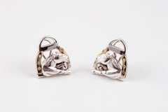 Saint by Sarah Jane Churchill Downs Earrings Yellow Gold Sterling Silver