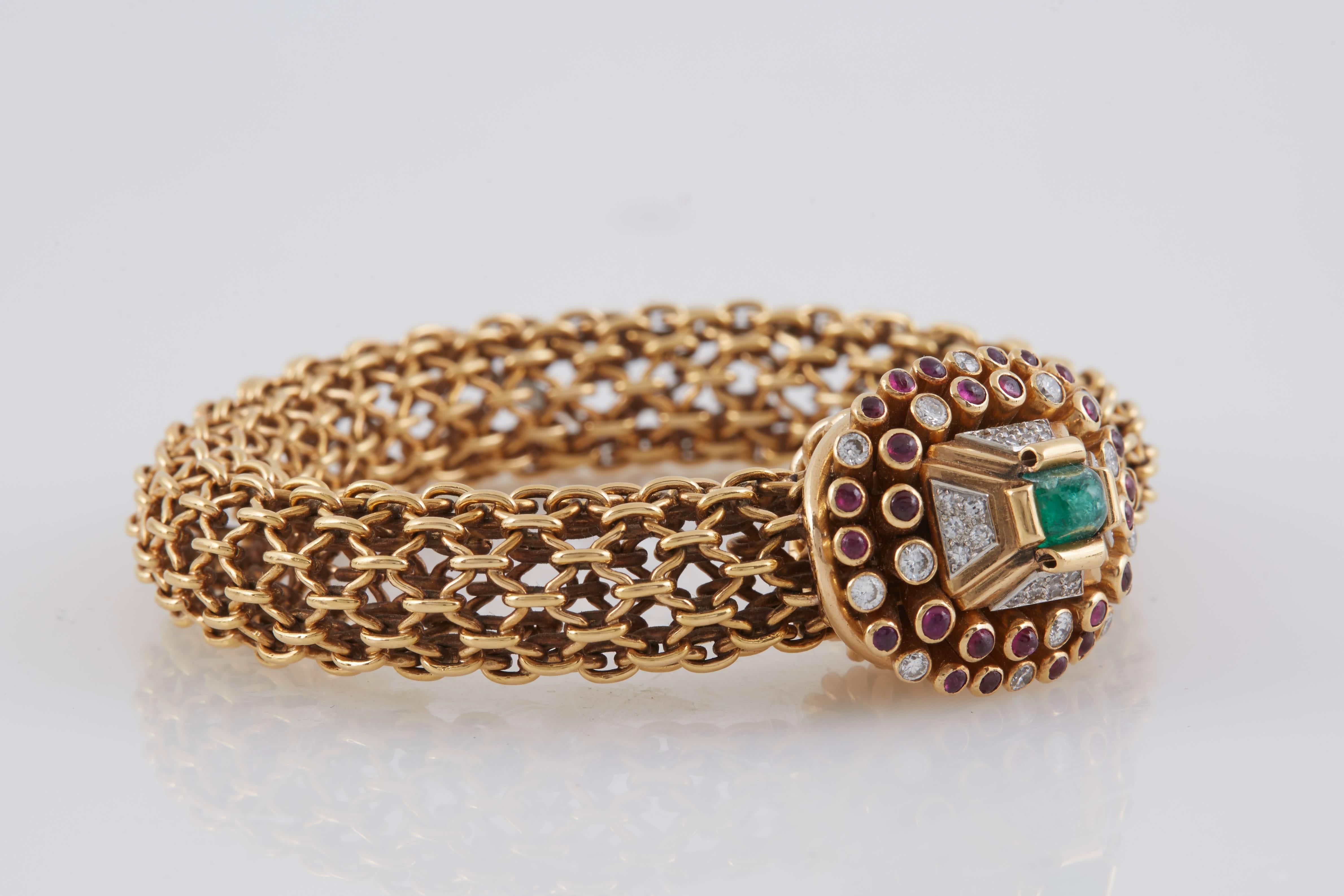 Gold Bracelet by Marchak In Excellent Condition For Sale In New York, NY