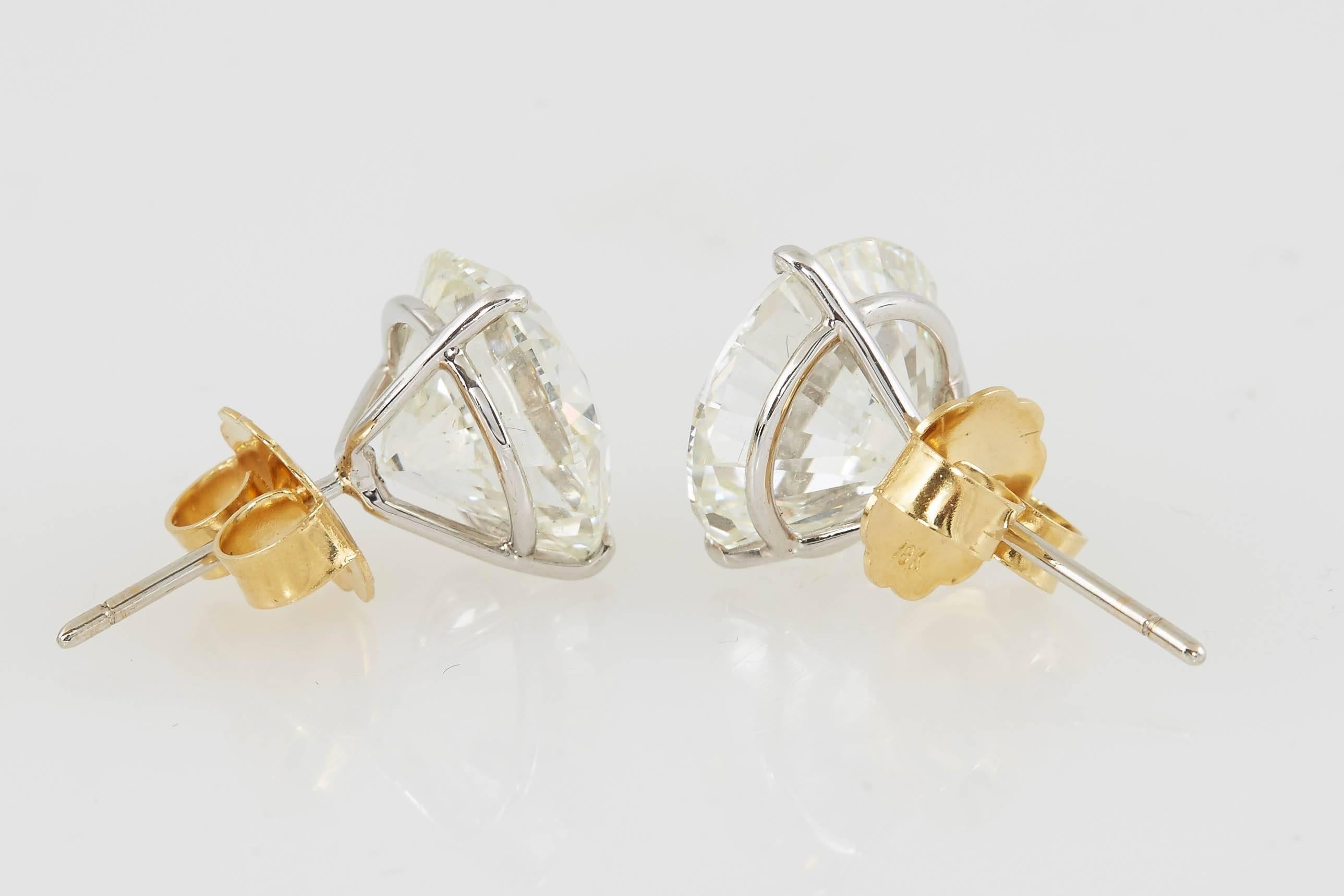 gia certified diamond earrings