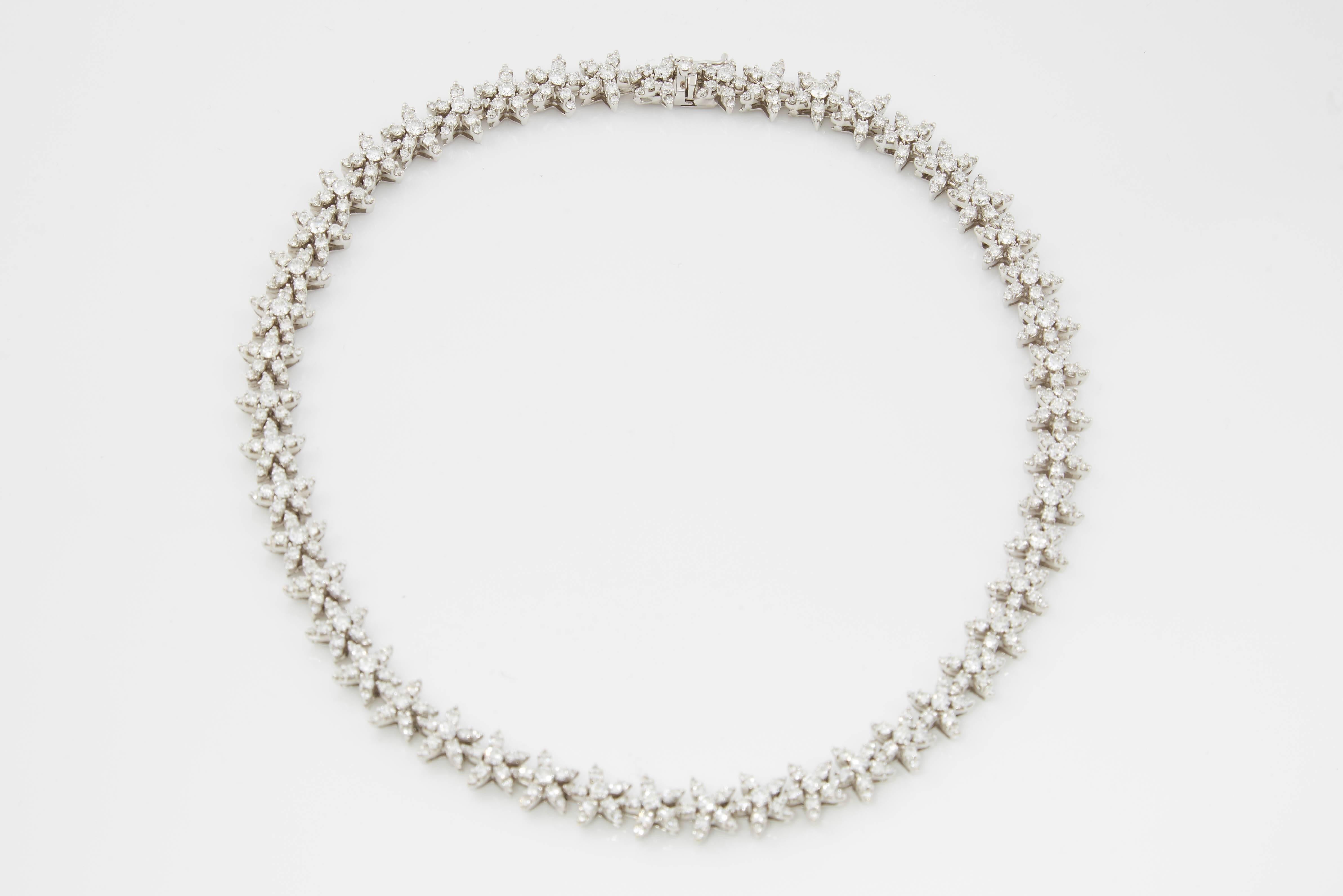 White Gold Diamond Necklace 2