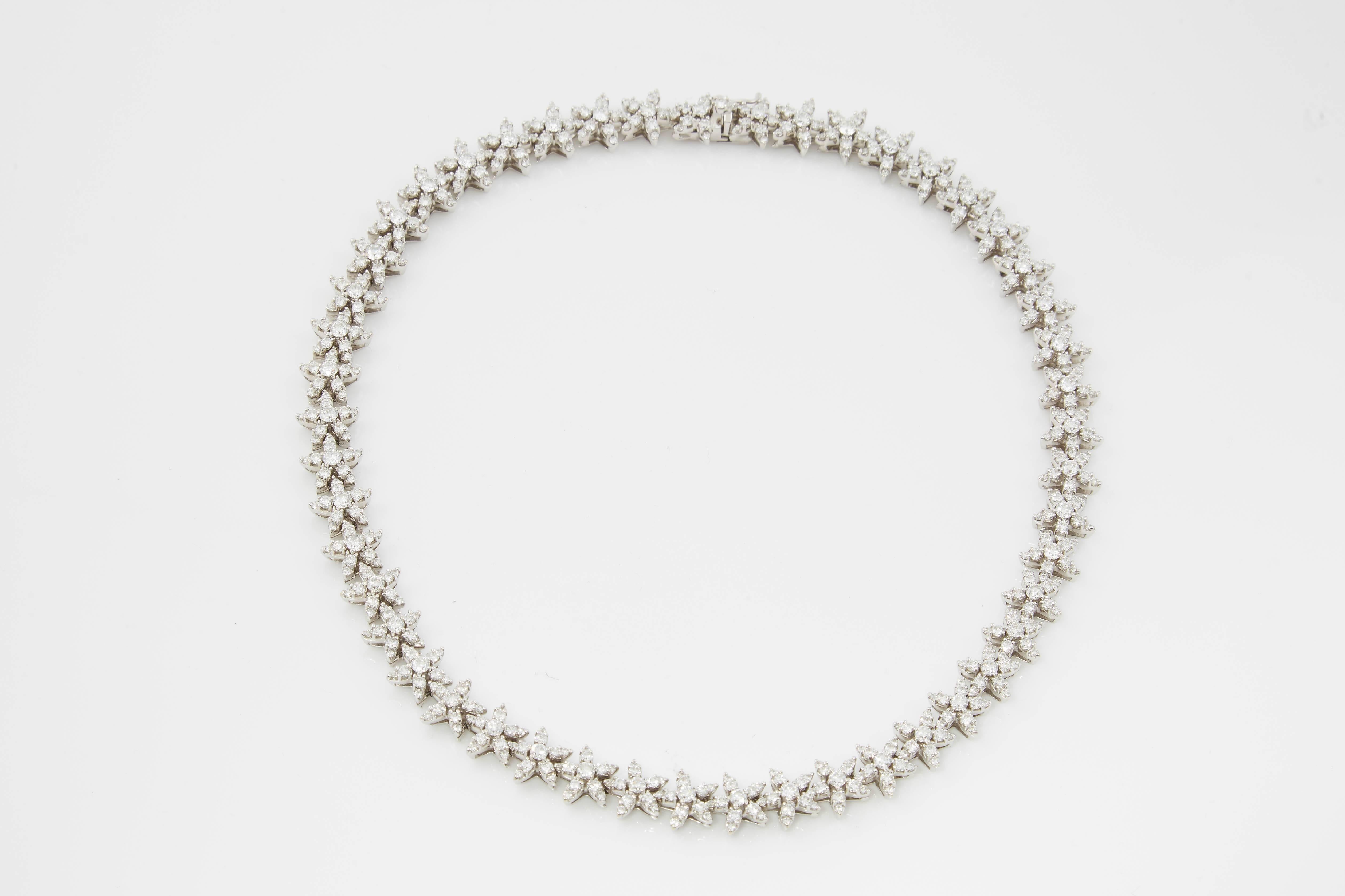 White Gold Diamond Necklace 3