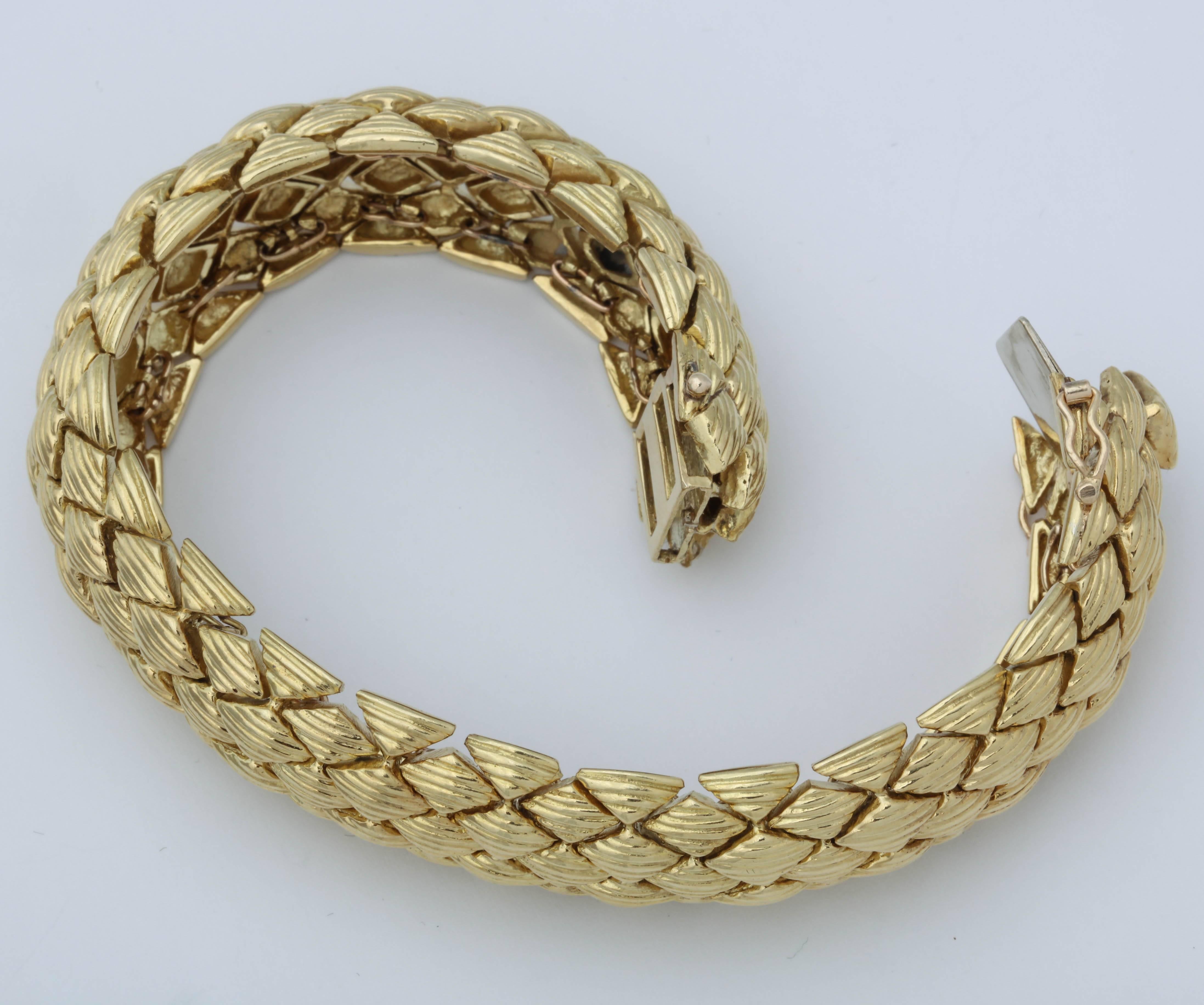 engraved gold bracelet