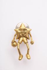 Charming Diamond Gold Celestial Tie Tacks or Pendants