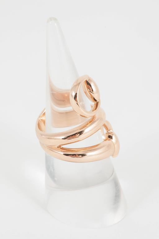 Gucci Gold Horsebit Ring For Sale at 1stDibs