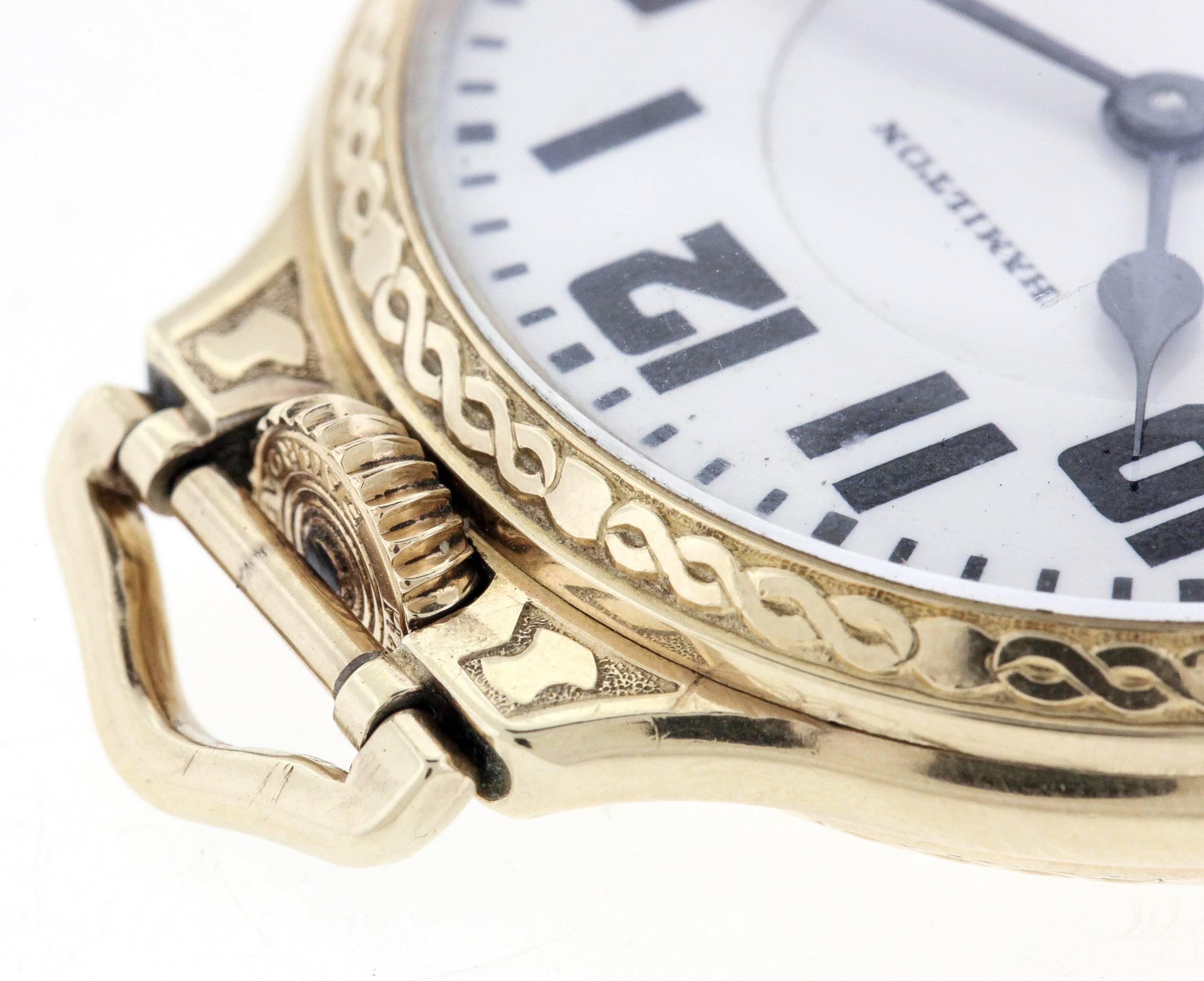 hamilton 992b pocket watch for sale