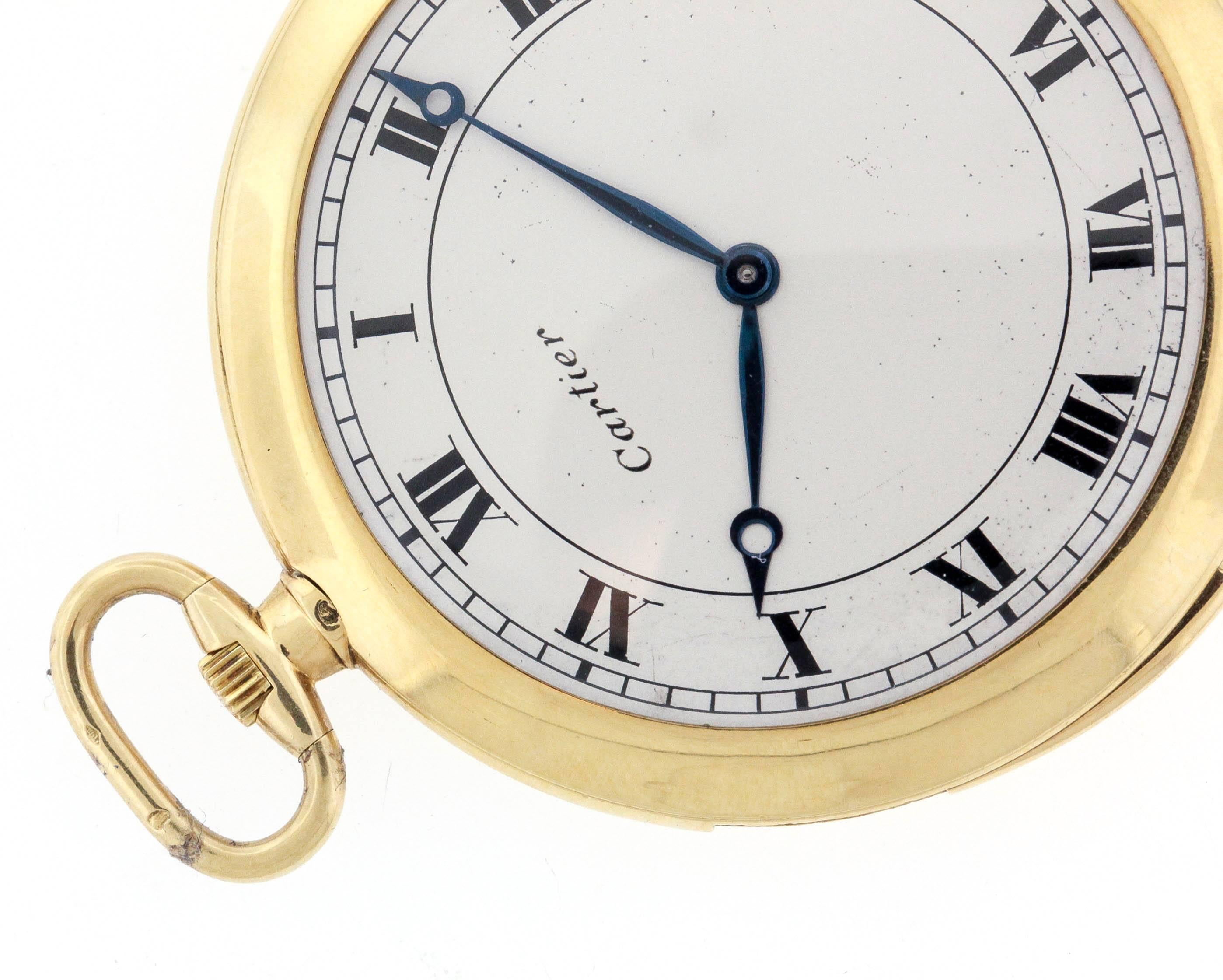 cartier pocket watch