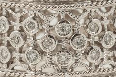 Diamond Gold Filigree Band ring
