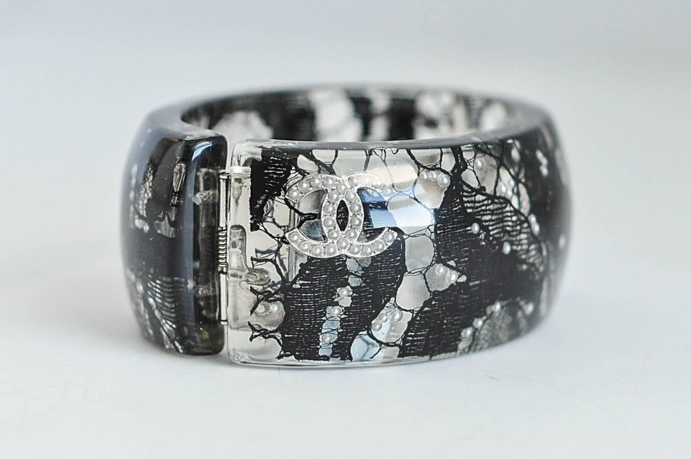 chanel lucite bracelet
