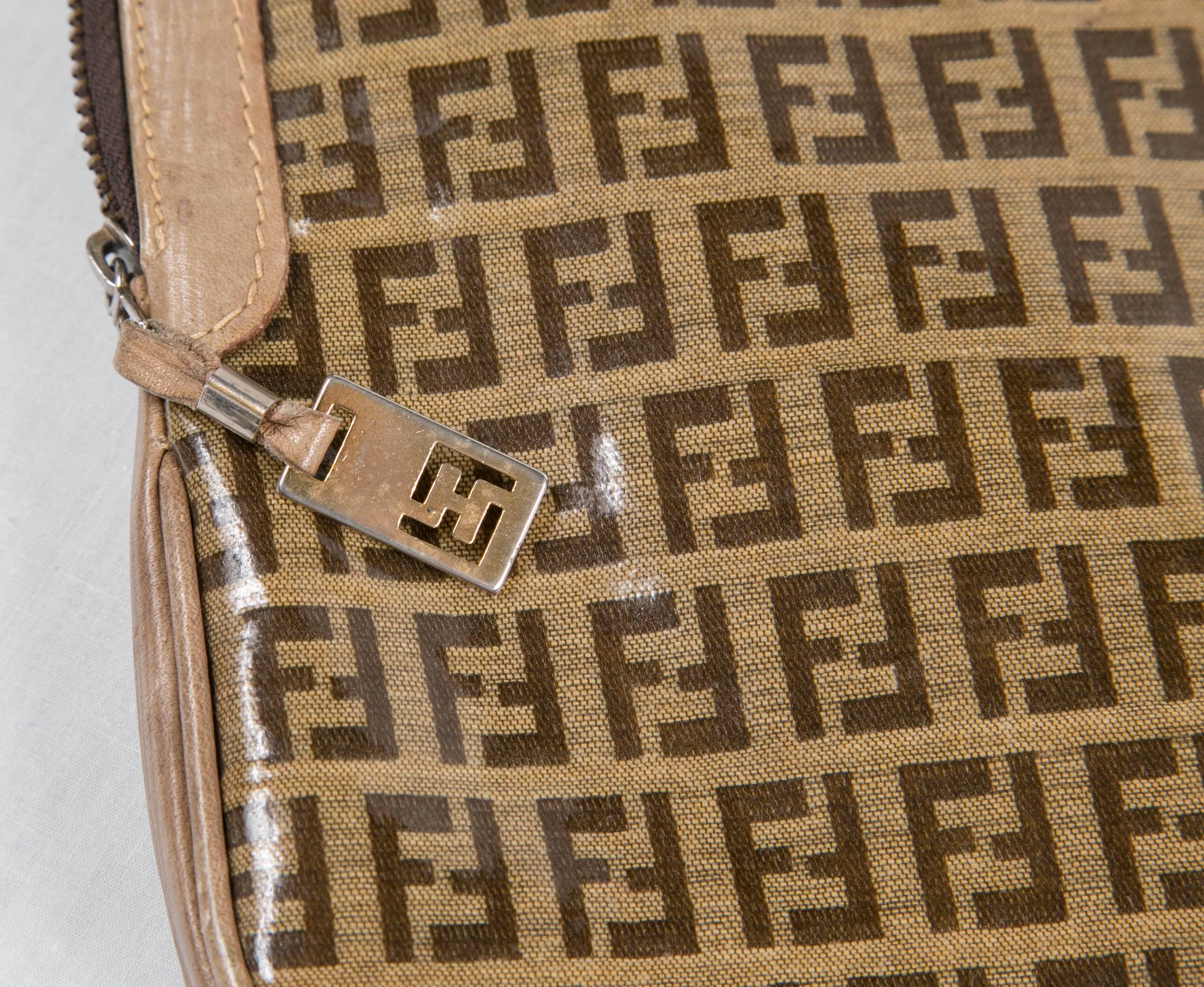 Vintage Fendi logo clutch purse by funky finders 1