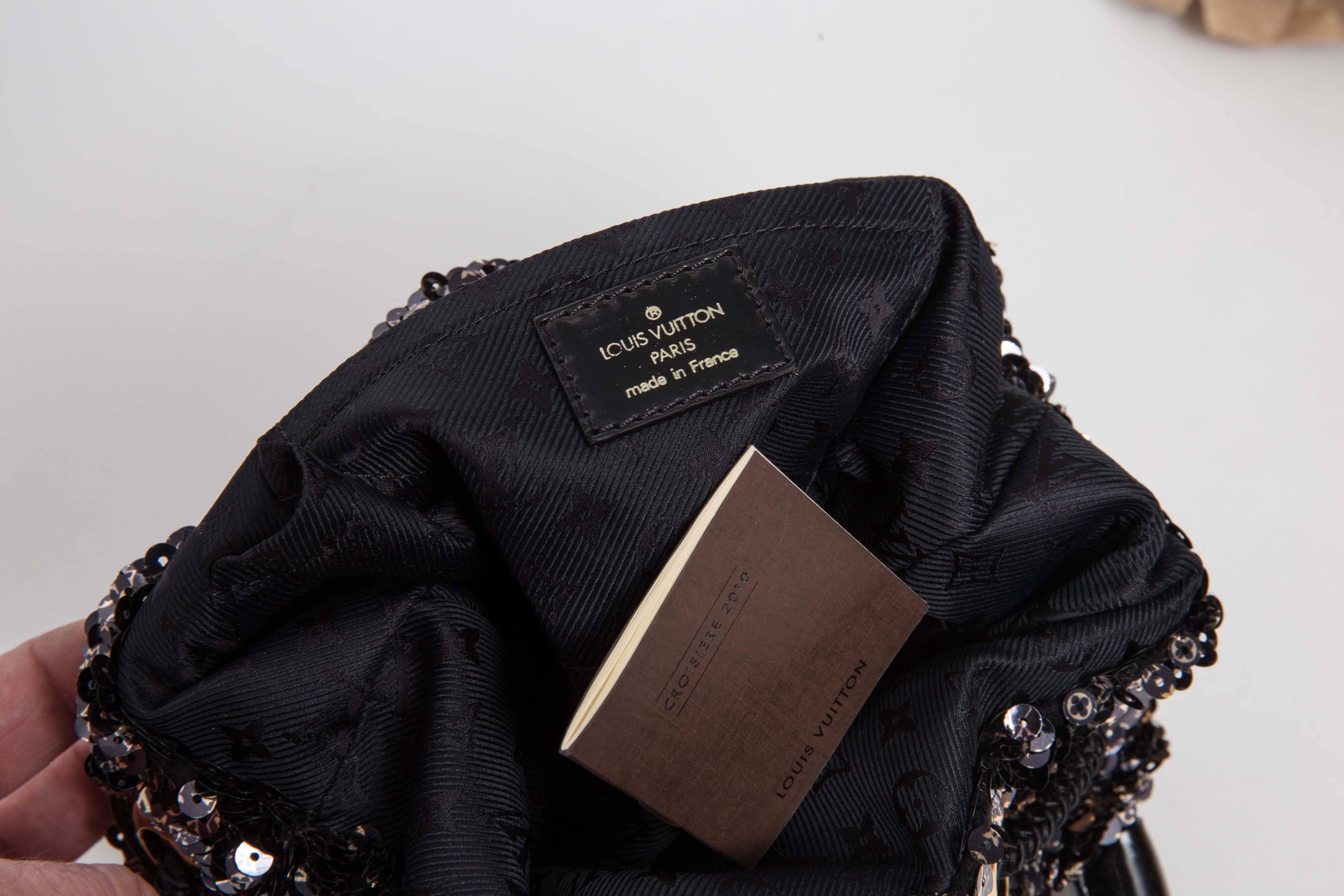 Louis Vuitton Limited Edition Black Mini Noe Rococo Bag 4
