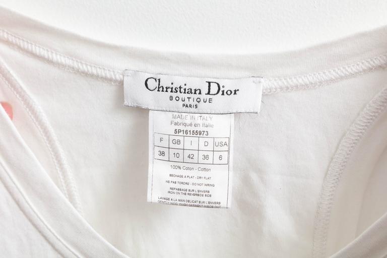 Christian Dior by John Galliano Peace Tank Top T-shirt with