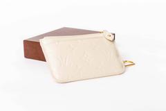 Louis Vuitton Marshmallow Monogram Vernis Pochette Cles Key and Change Holder