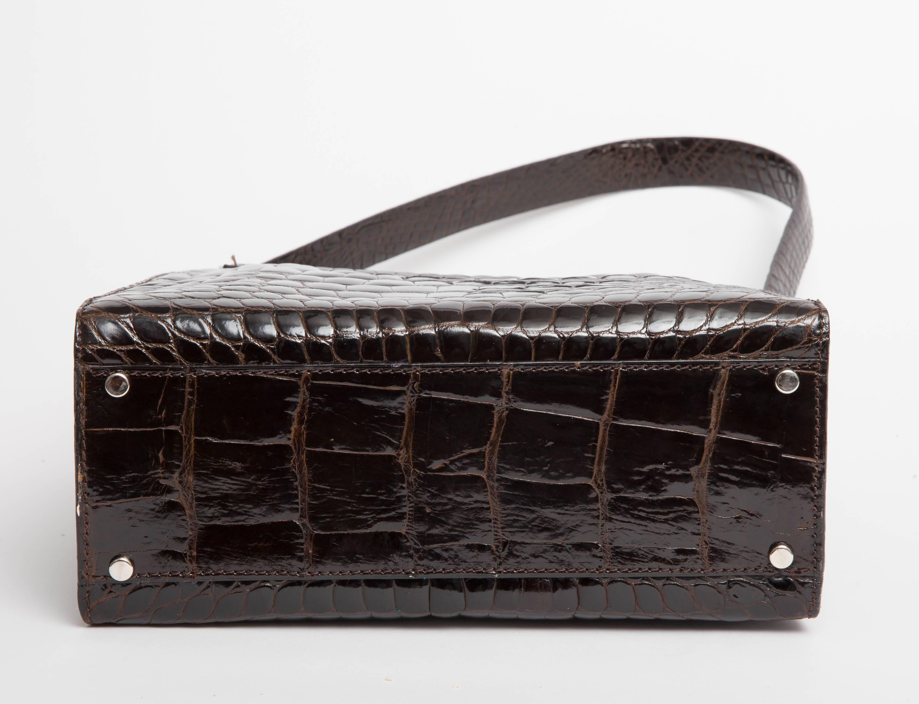 Women's Tardini Alligator Shoulder Bag