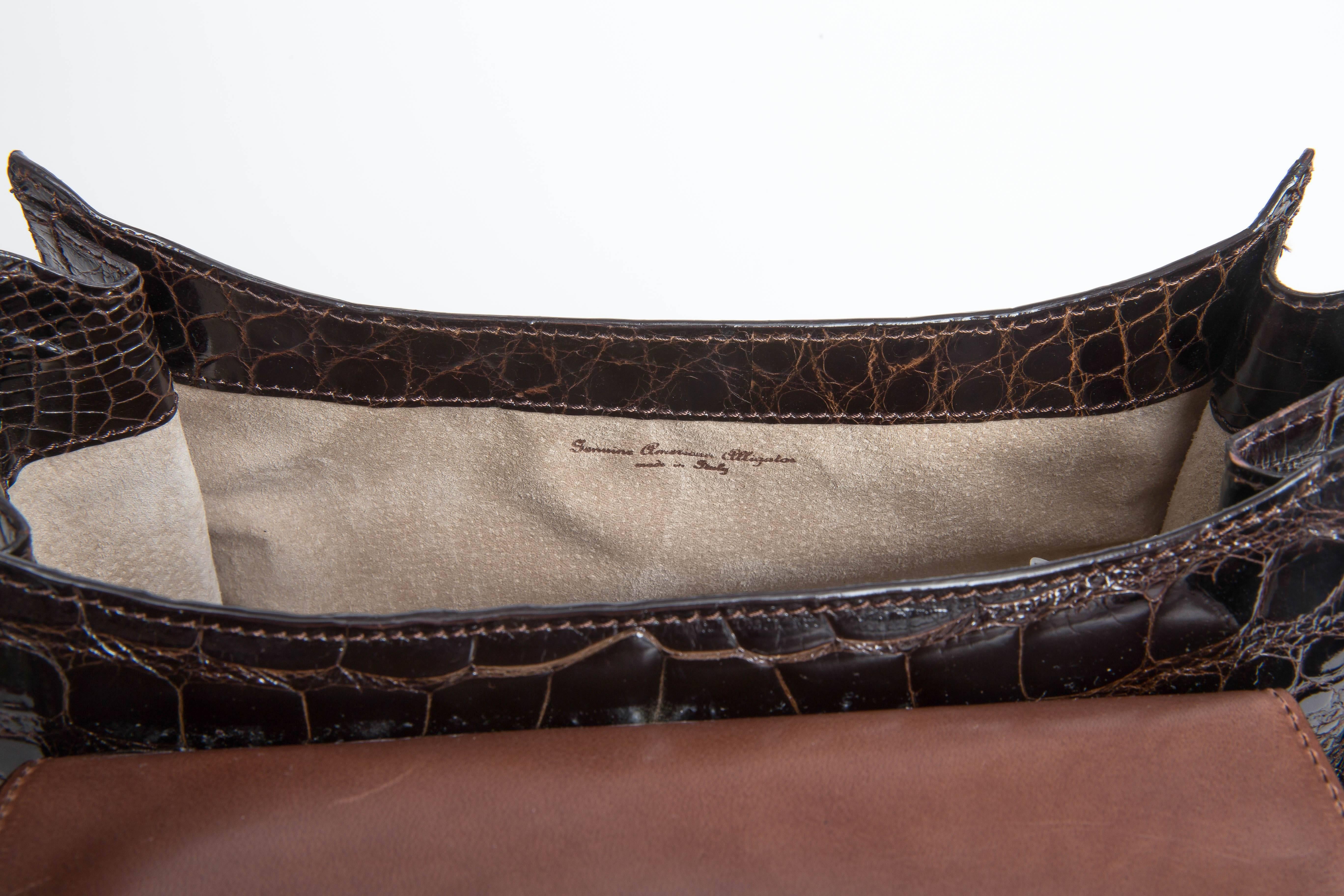 Tardini Alligator Shoulder Bag 2