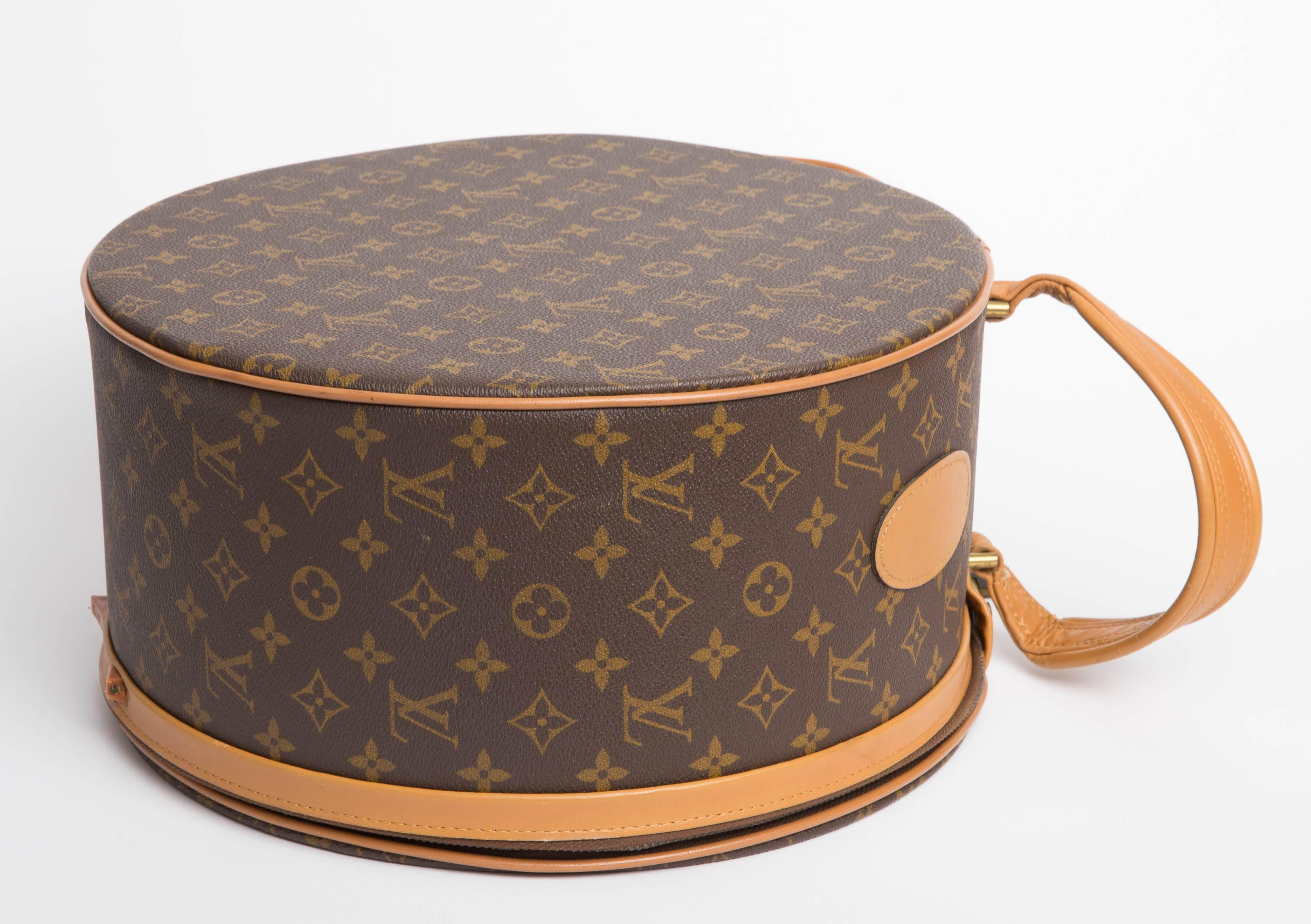 Brown Louis Vuitton Vintage Monogram Boite Chapeaux Hat Box