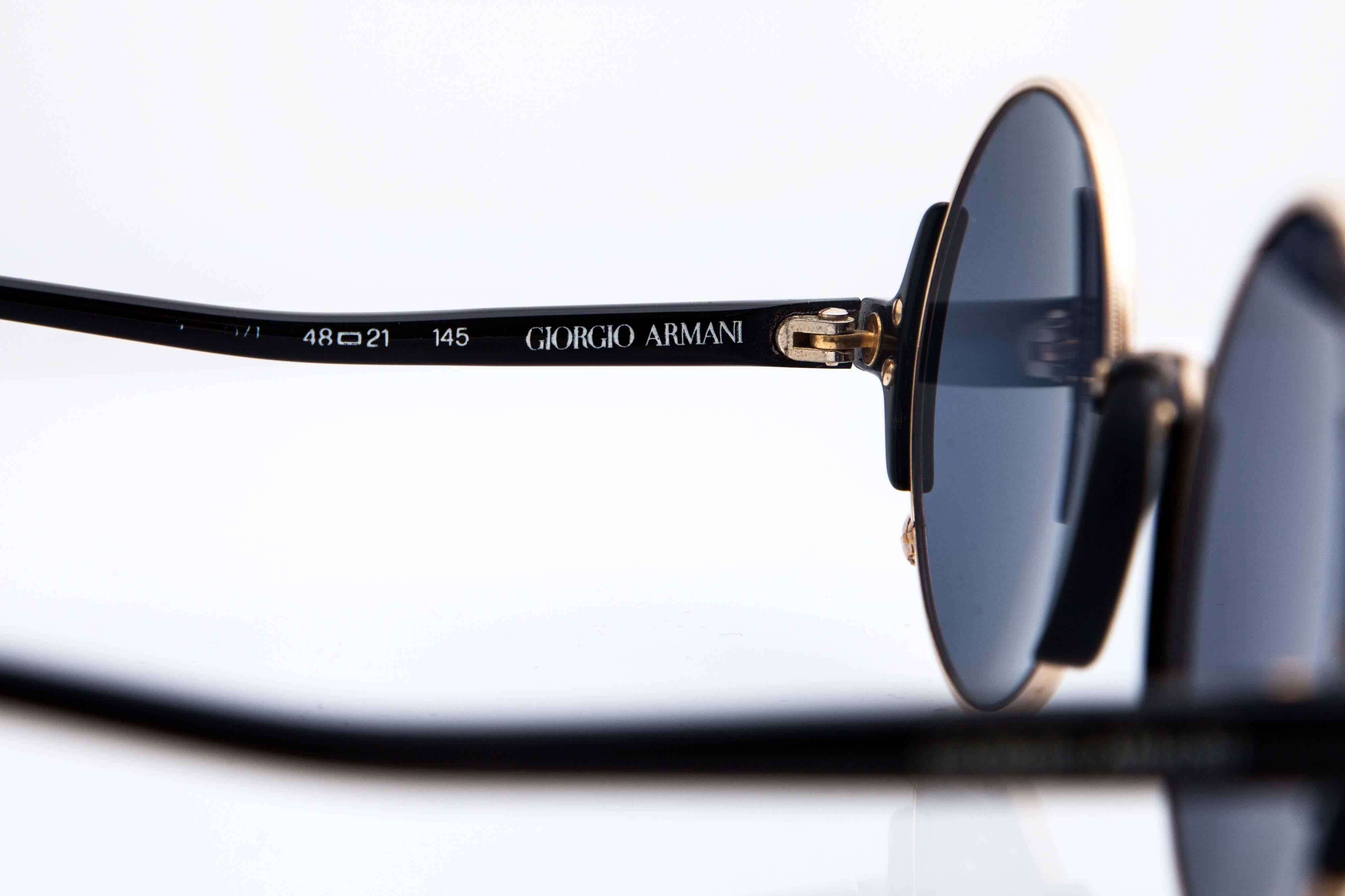 Gray Vintage Giorgio Armani Sunglasses