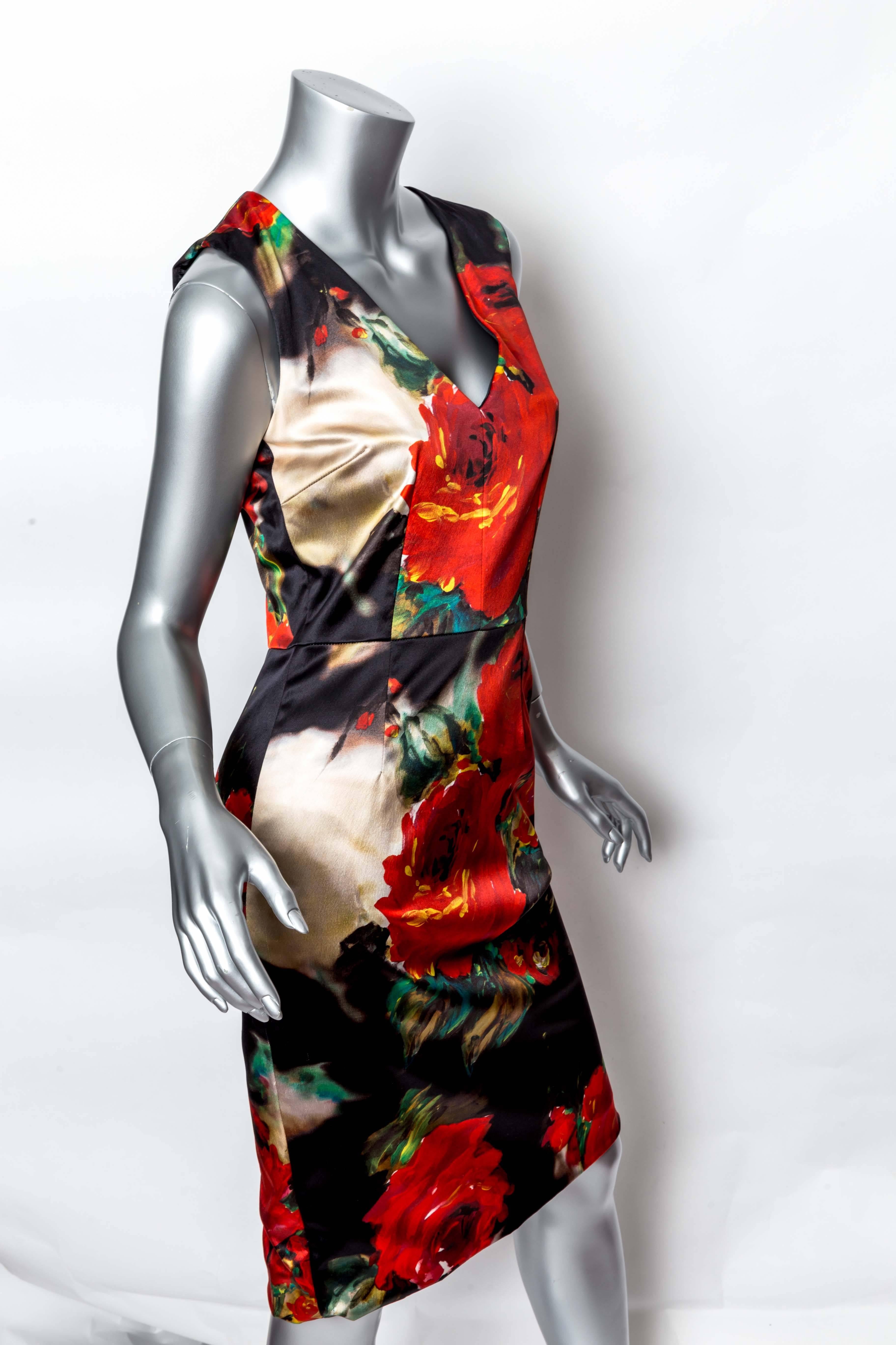 Dolce & Gabbana Silk Floral Sheath Dress  2