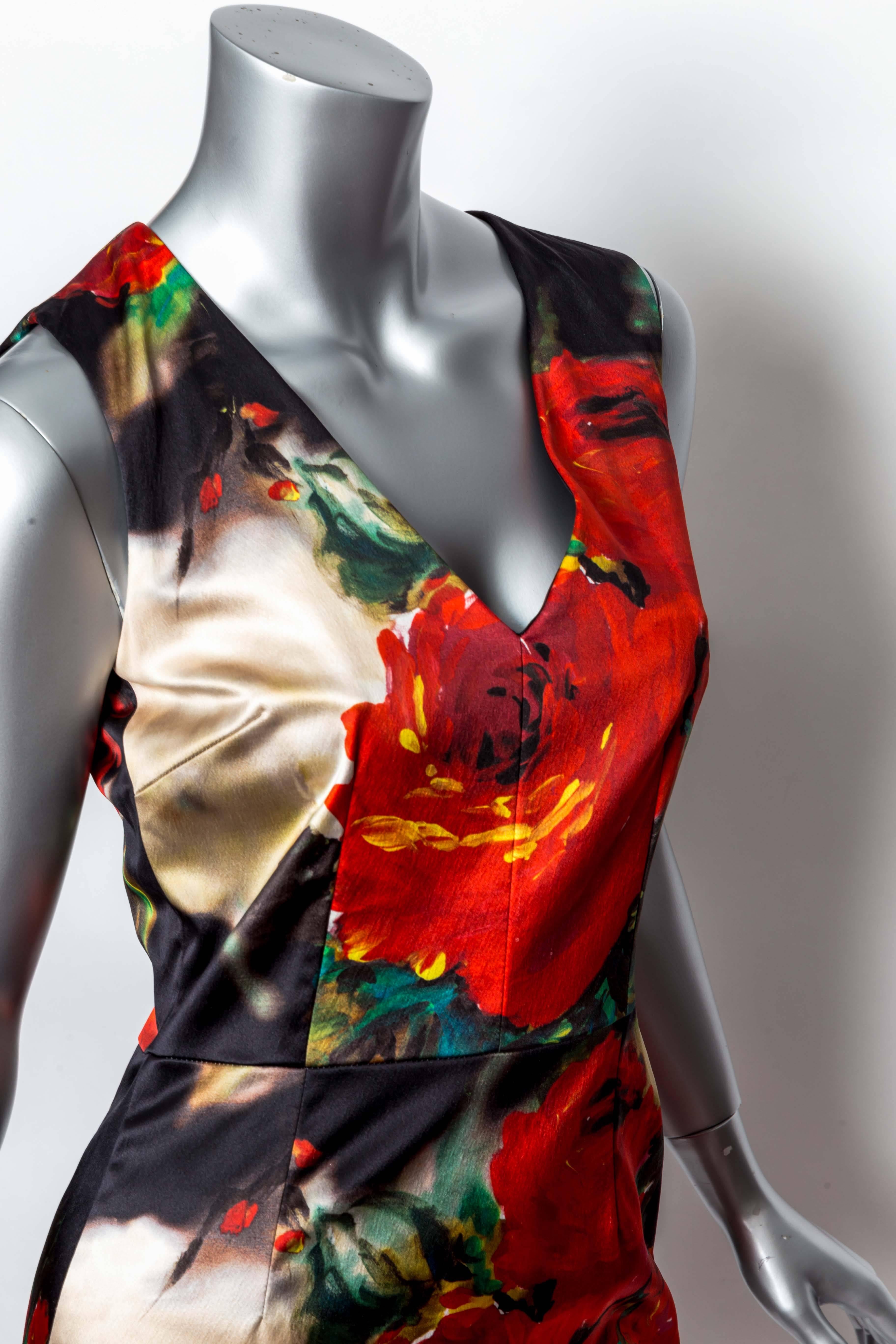 Dolce & Gabbana Silk Floral Sheath Dress  3