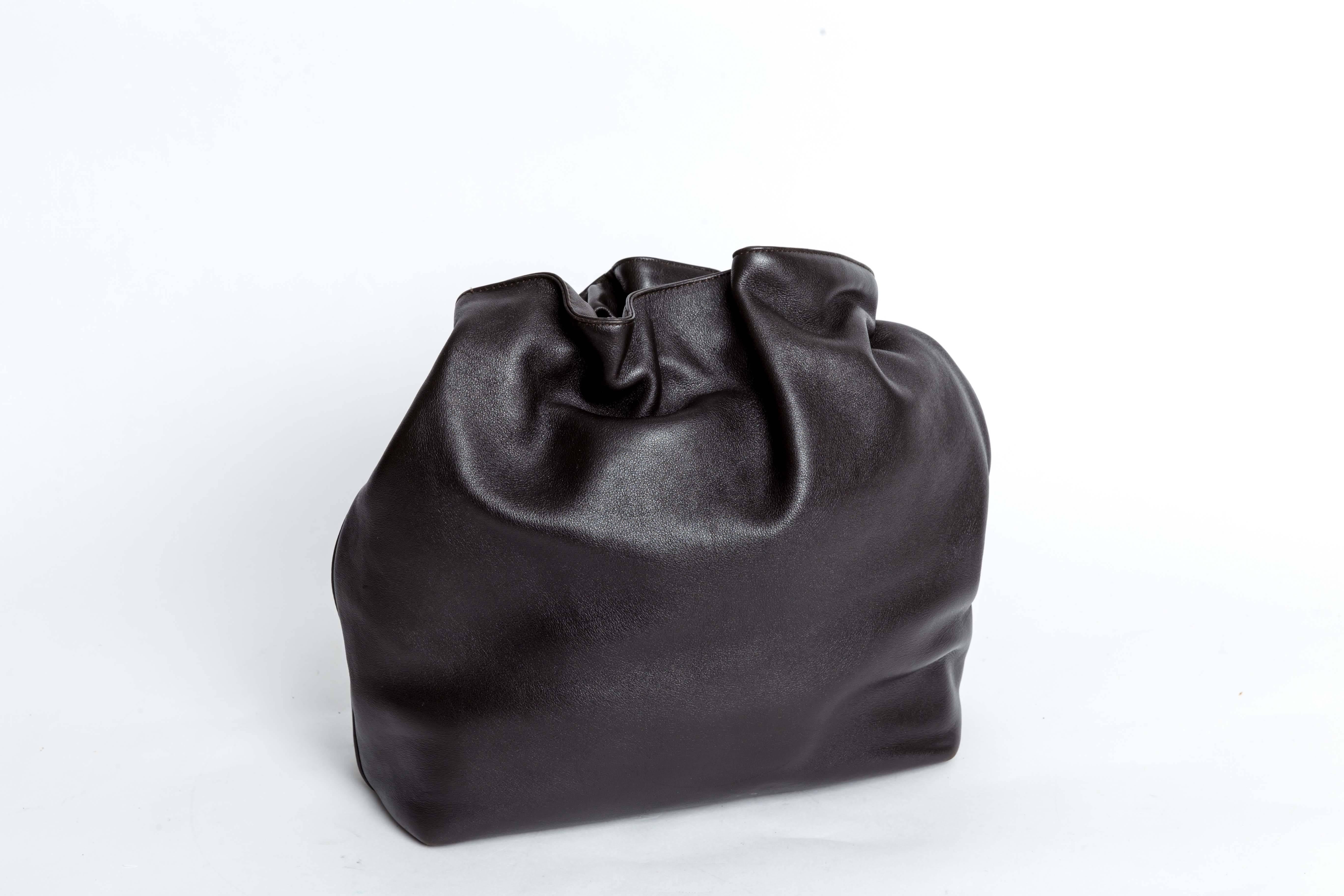 black leather christian dior tote