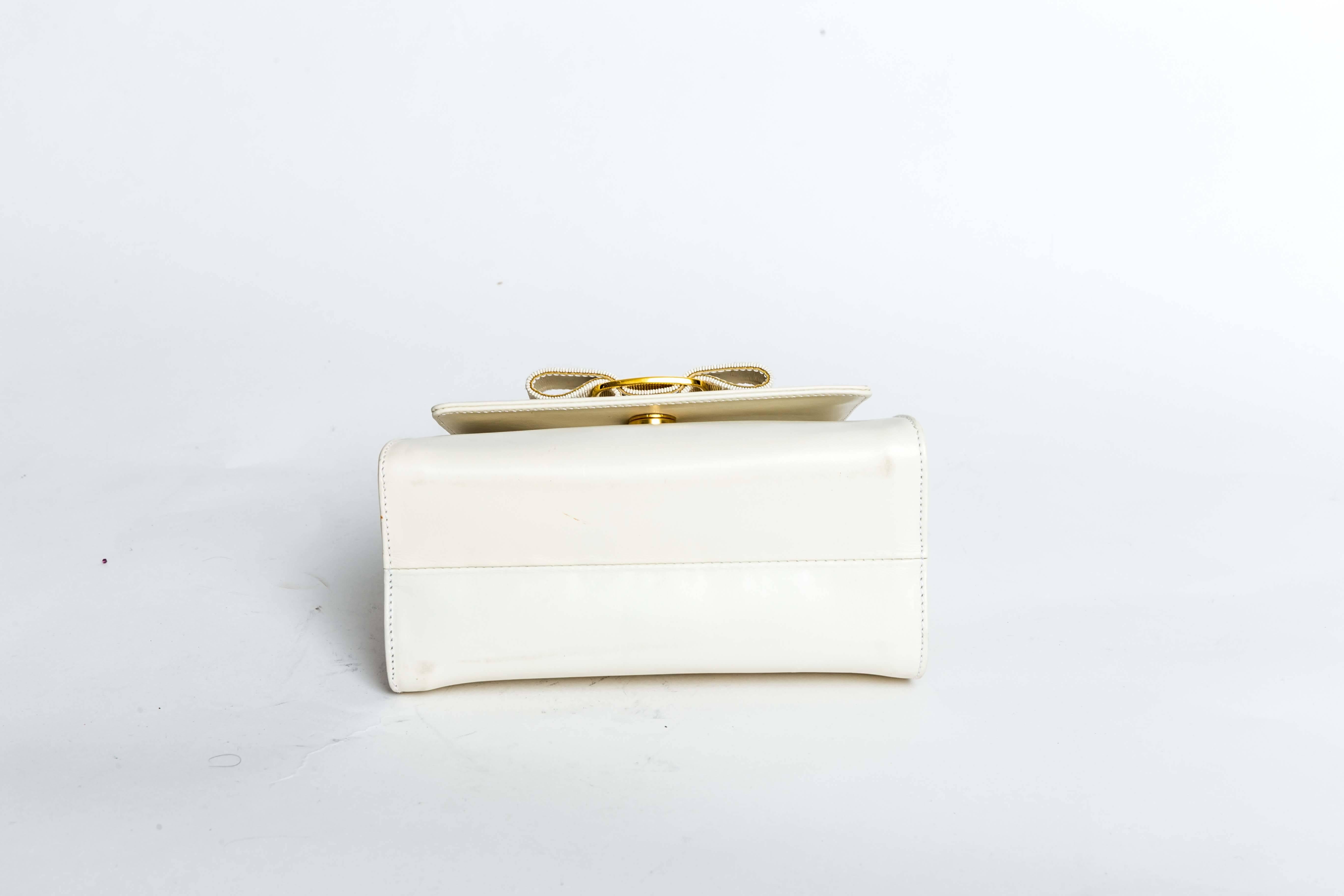 salvatore ferragamo top handle bag vintage