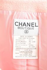 Vintage Chanel Pink Suit with CC Buttons
