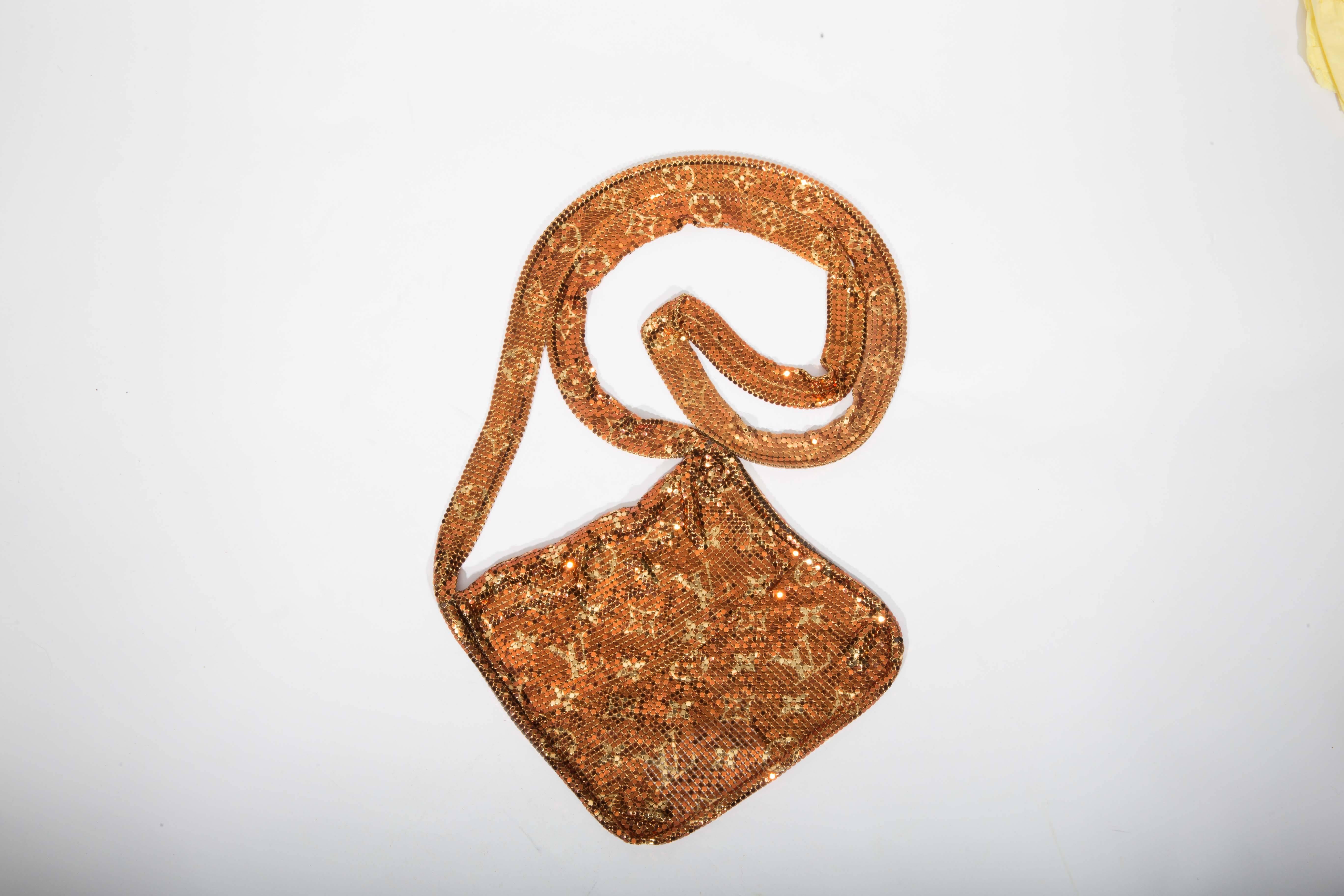 Louis Vuitton Mesh Crossbody Bag In Excellent Condition In Westhampton Beach, NY