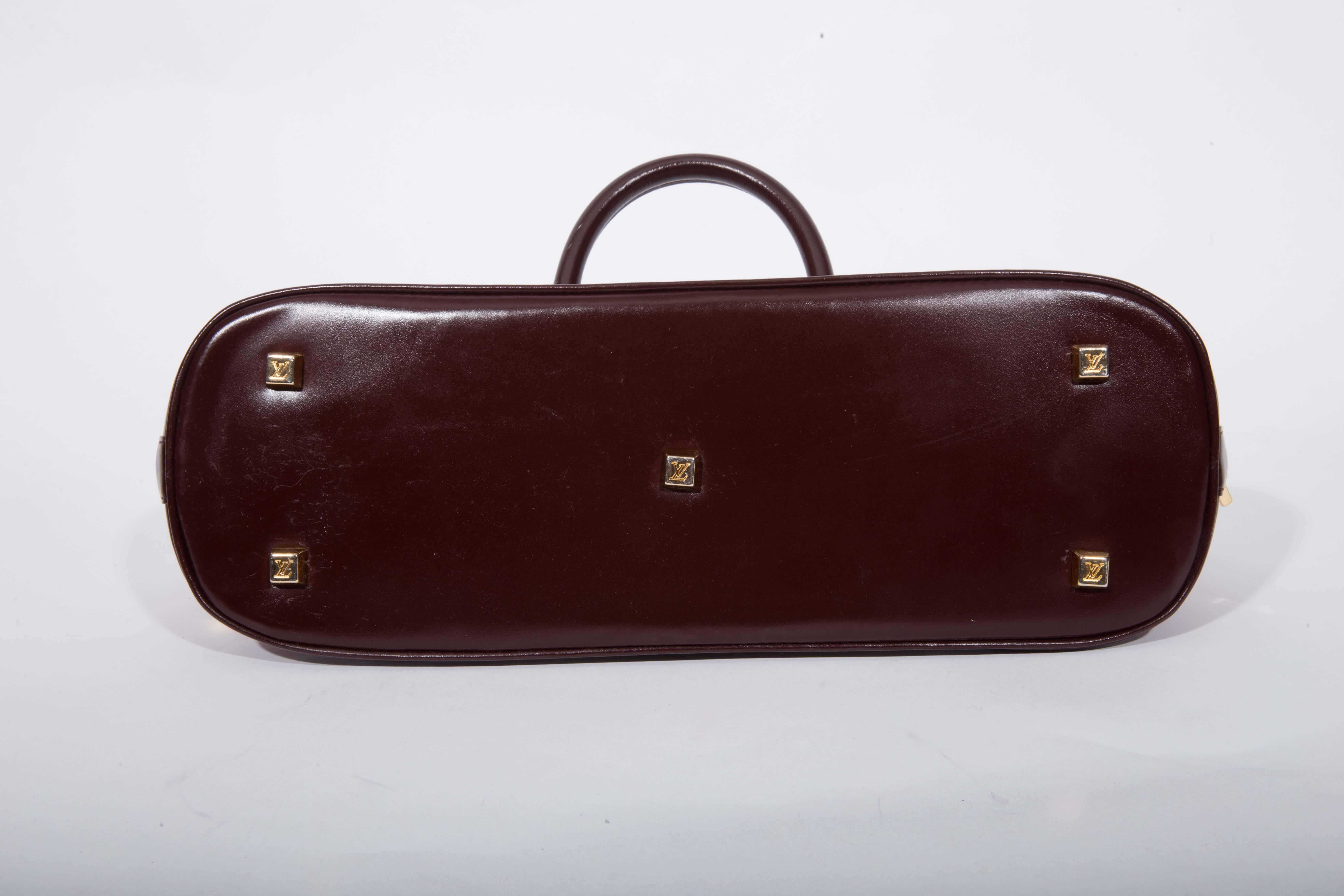 Women's Louis Vuitton Mini Lin Long Top Handle Handbag