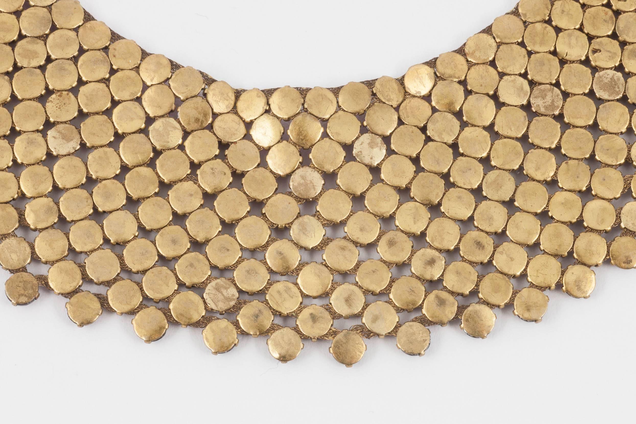 Collar cabuchón facetado de cristal de amatista y pendientes a juego, att. Lanvin, años 20 en venta 3
