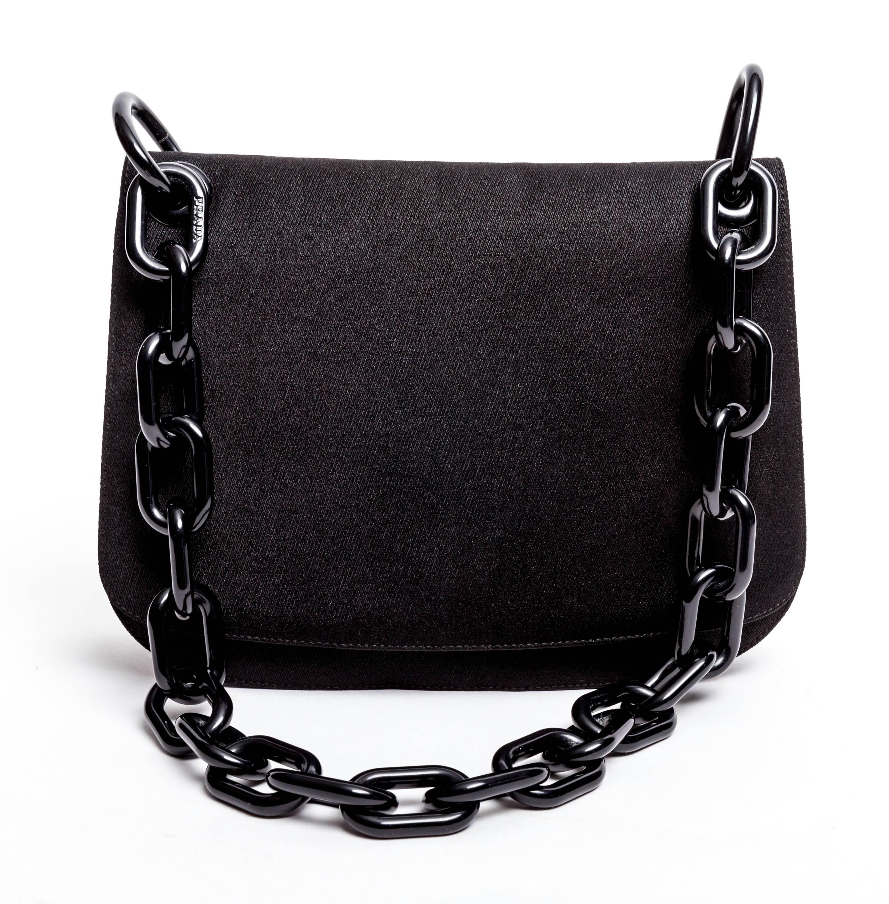 prada bag chain handle