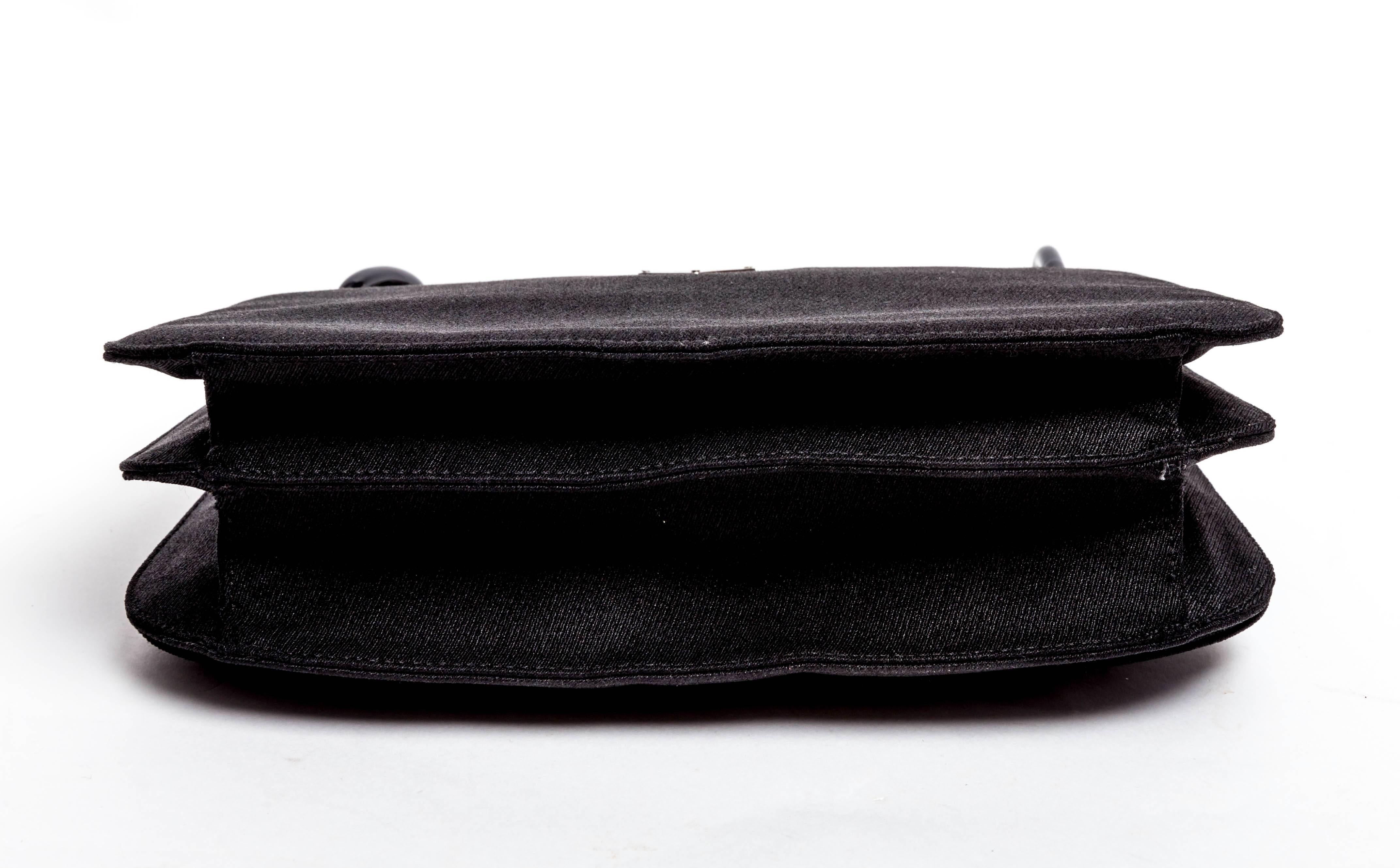 Women's Prada Nylon Structured Shoulder Bag with Chain Handle