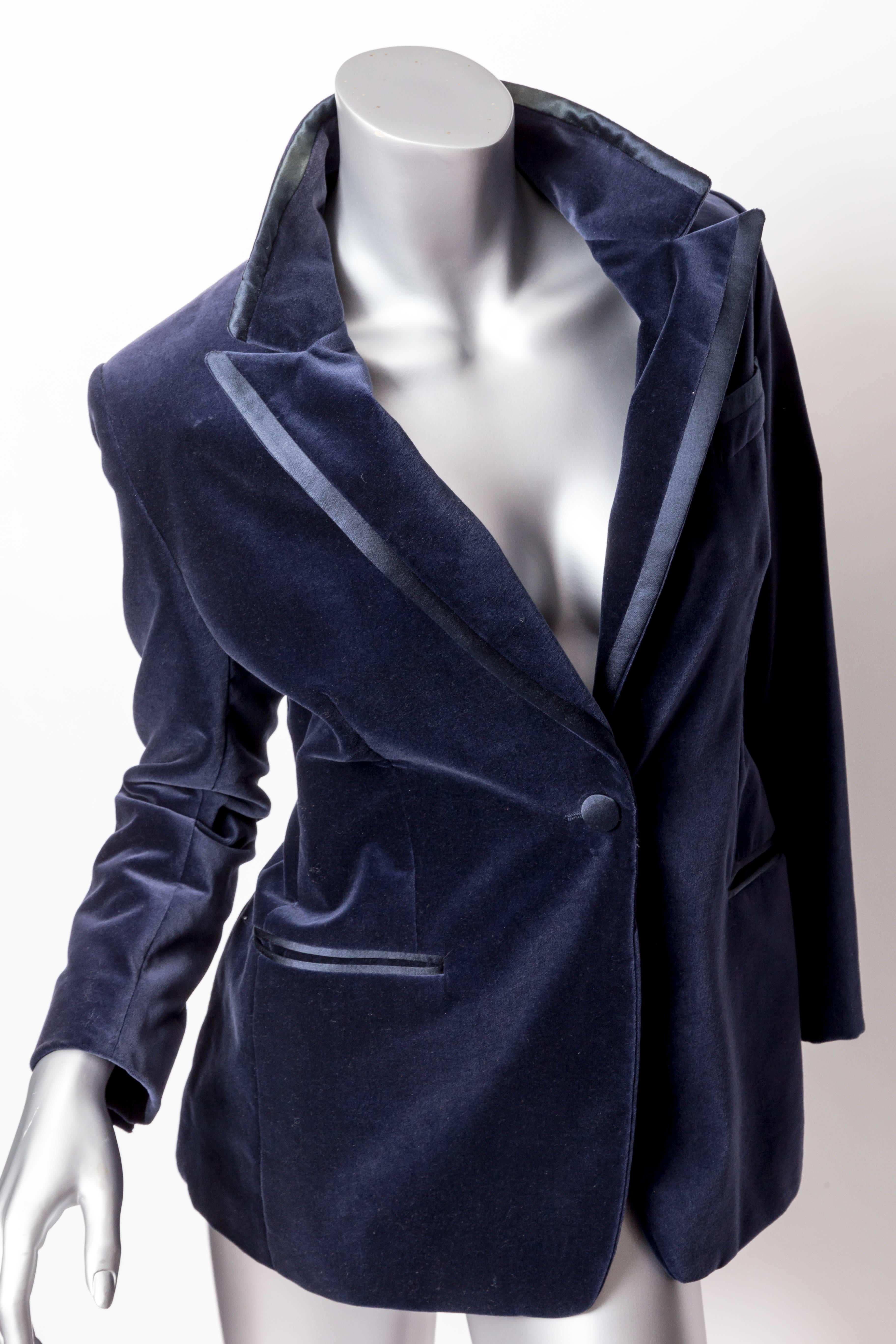 Tom Ford for Gucci Blue Velvet Tuxedo - Size 40 1