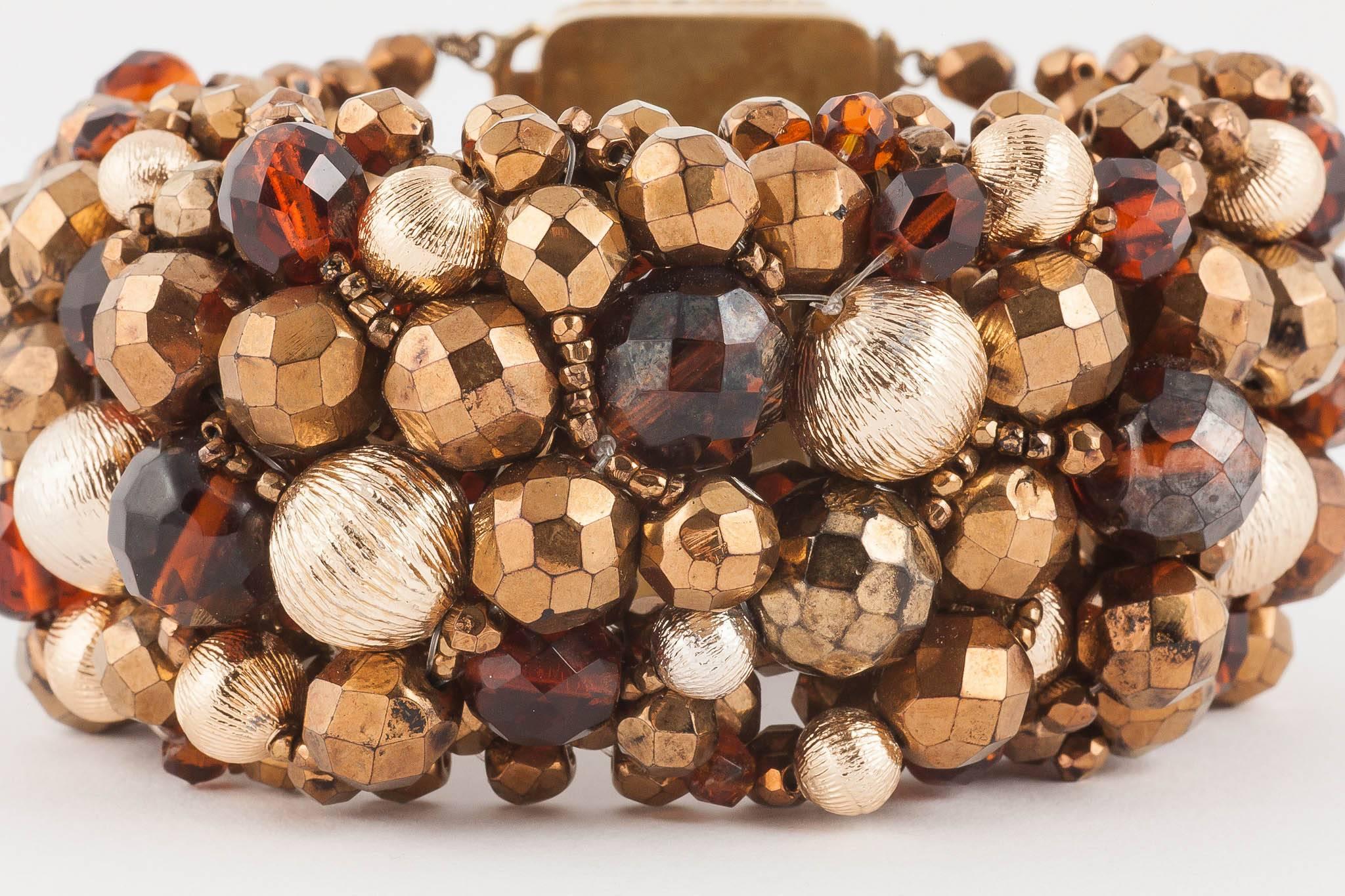 thick beaded bracelet