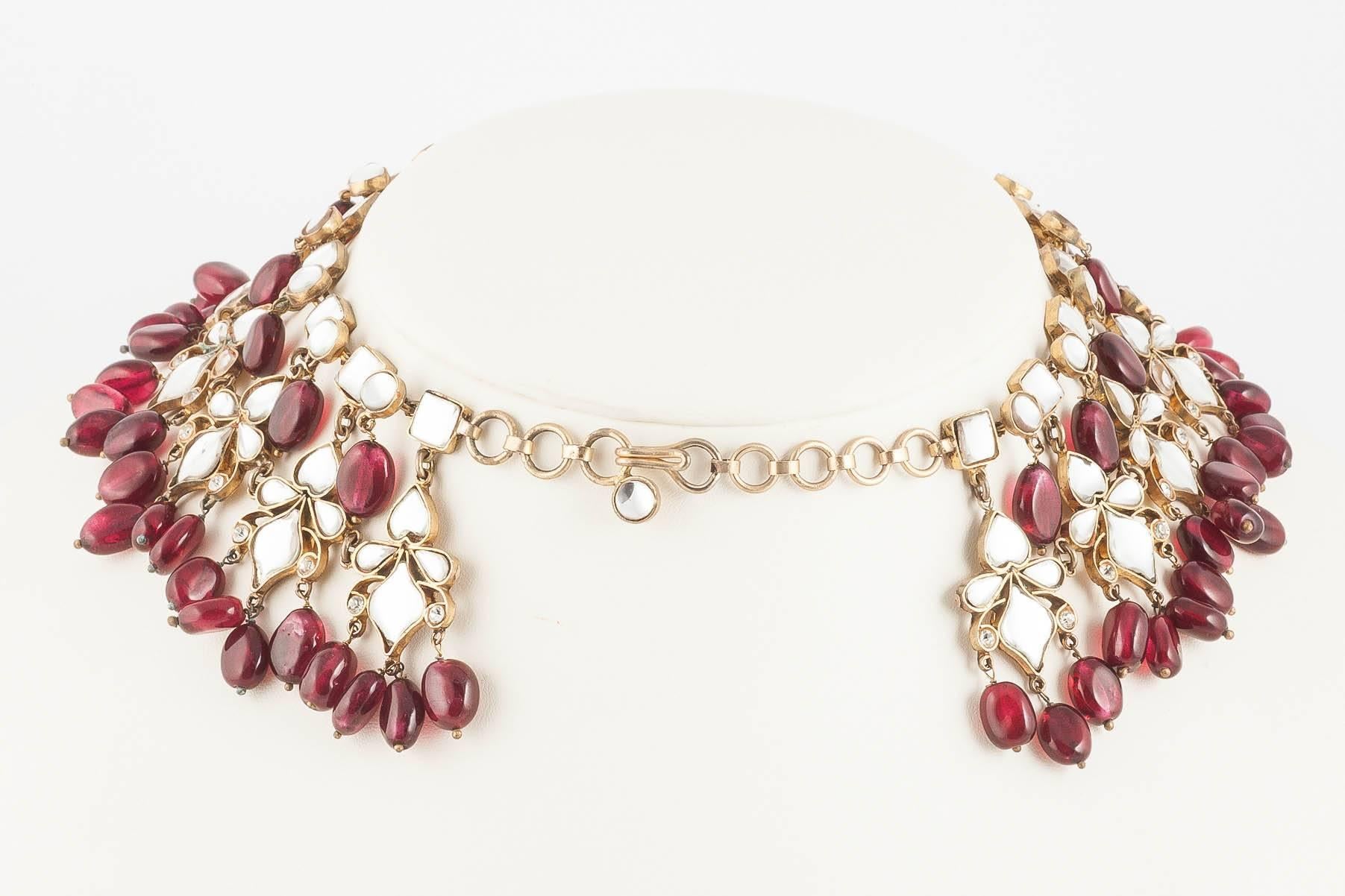 Women's Kenneth Jay Lane Moghul style necklace, 1960s