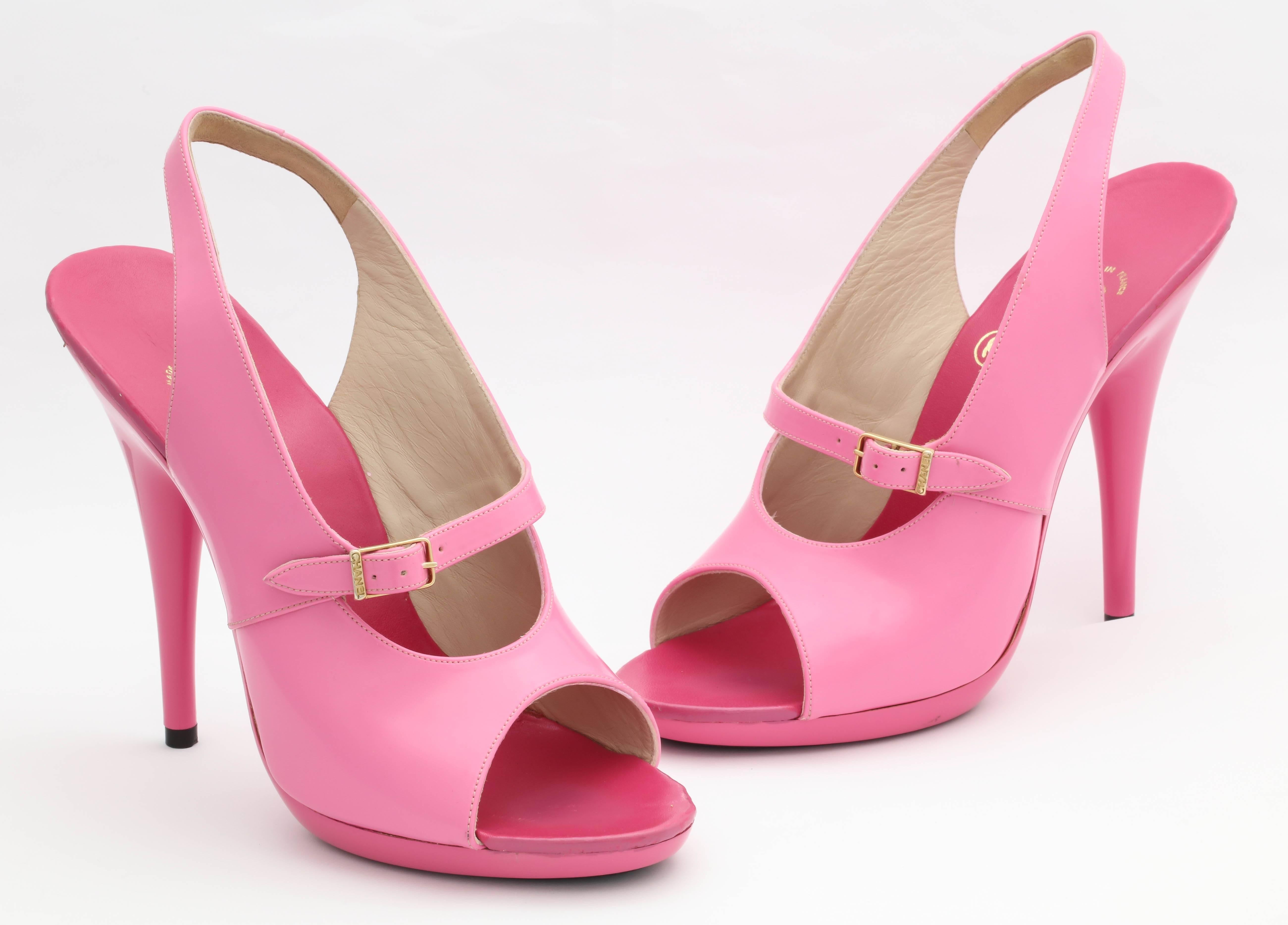 vintage pink shoes