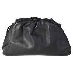 Bottega Veneta Black Calfskin Mini Pouch Bag