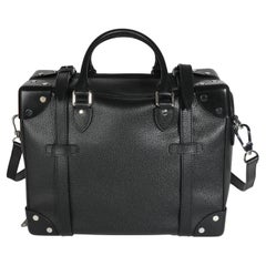 Gucci Black Leather Weekender Mini Suitcase