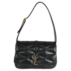 Saint Laurent - Borsa Le 57 in pelle d'agnello trapuntata nera