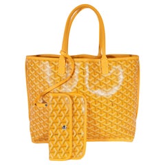 Goyard Giallo Tela reversibile Anjou PM
