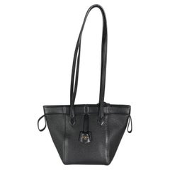 Fendi Black Vitello Mini Origami Tote
