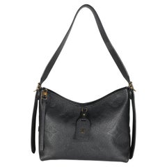 Louis Vuitton Empreinte Carryall PM, schwarzes, riesiges Monogramm, Empreinte