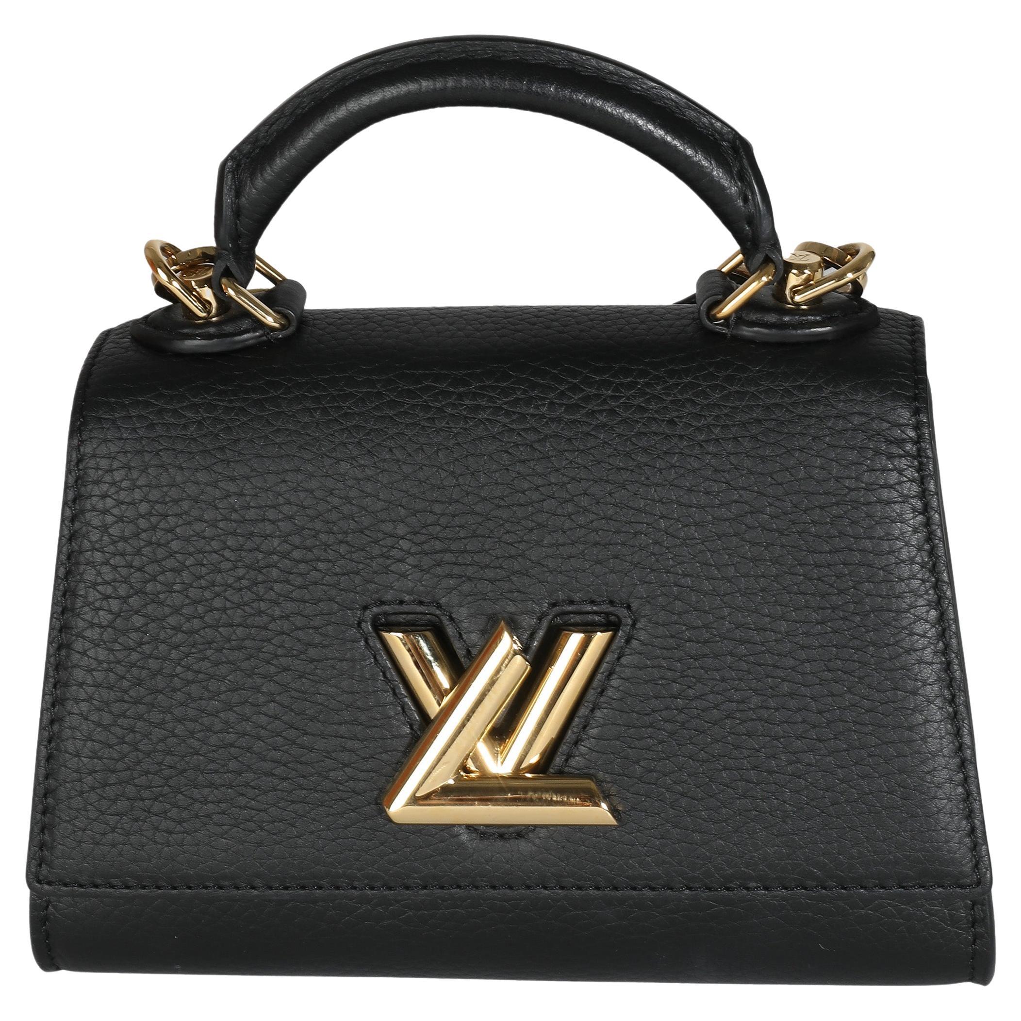 Louis Vuitton Noir Taurillon Twist One Handle BB