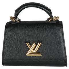 Louis Vuitton Noir Taurillon Twist One Handle BB