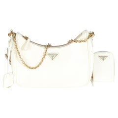 Prada White Saffiano Re-Edition 2005 Bag Prada White Saffiano Re-Edition 2005 Bag
