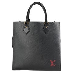 Louis Vuitton Black Epi Sac Plat PM