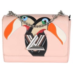 Louis Vuitton Pink Epi Exotic Birds Twist MM